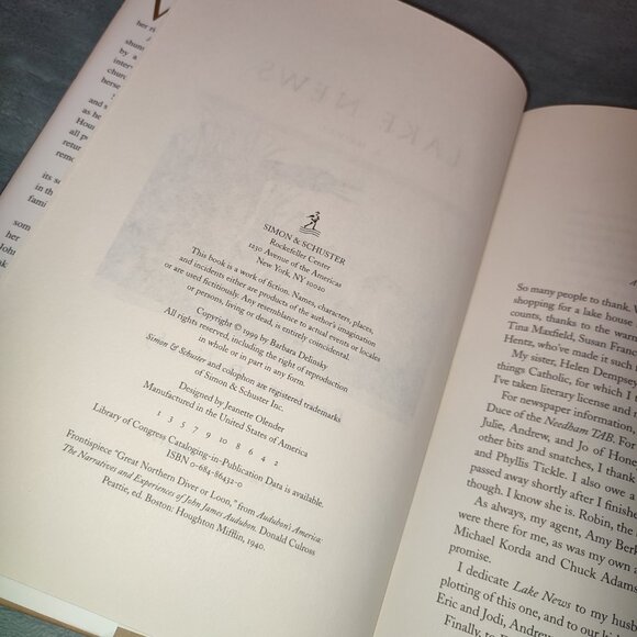 Book Lake News Barbara Delinsky Bestseller Novel self discovery justice life - Picture 6 of 8